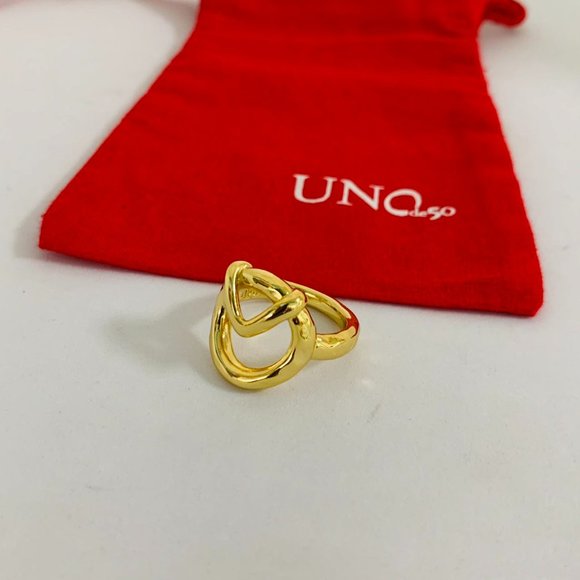 UNO de 50 Gameof3 Ring Gold A unique combination of yellow gold overlapping shap - Picture 3 of 8